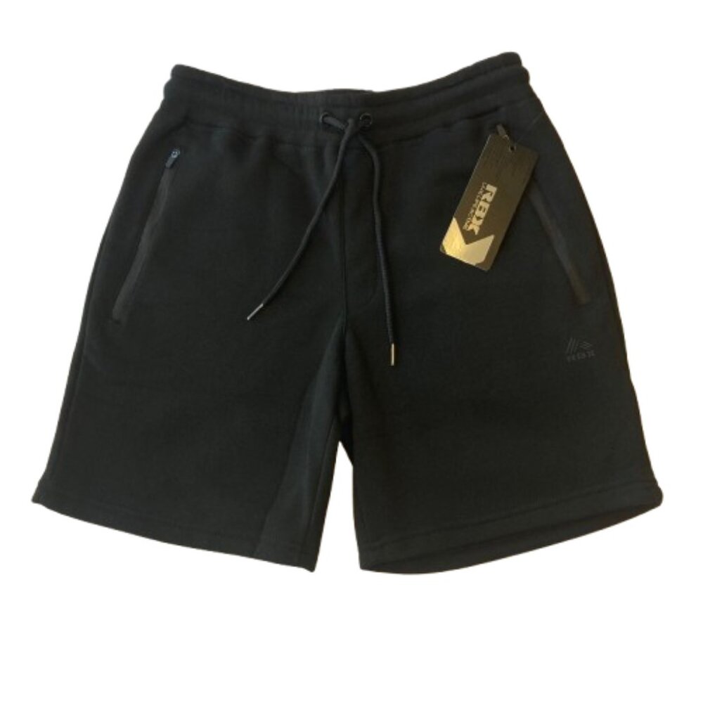 RBX Active Men's Fleece Shorts 9 Inch Inseam Small S Black NWT